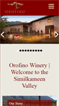 Mobile Screenshot of orofinovineyards.com